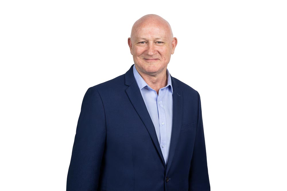 Portrait of Rob Downing, member of the Australian Executive Committee at Heidelberg Materials.