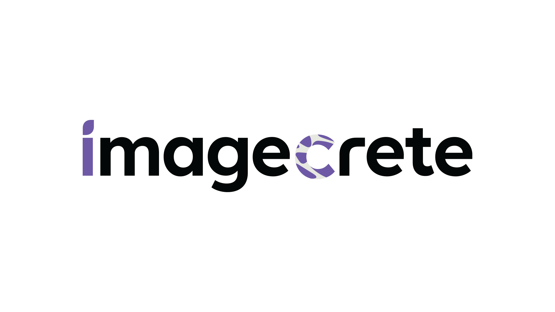 imagecrete decorative concrete logo in purple and black