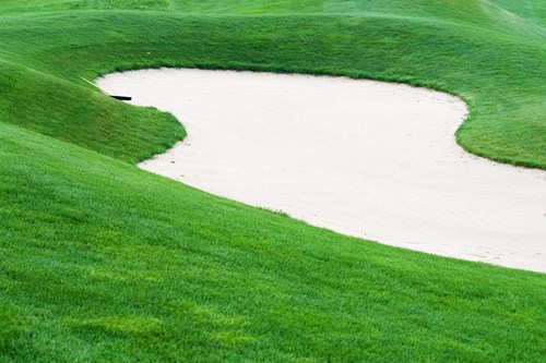 Turfsand surface on a manicured lawn