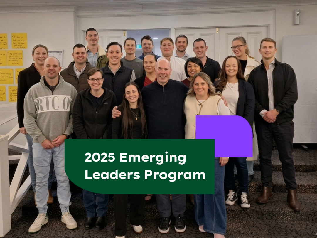 Group photo of participants in the Heidelberg Materials Australia 2025 Emerging Leaders Program, celebrating leadership development, collaboration and professional growth across the business.