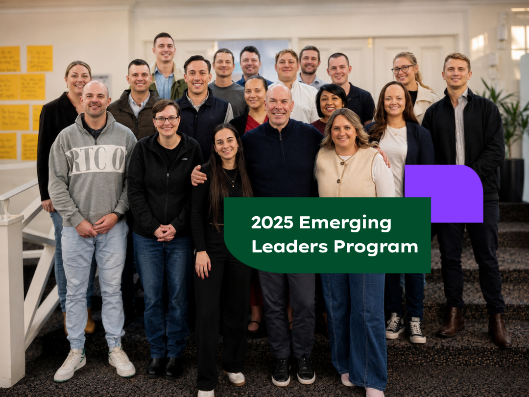 Group photo of participants in the Heidelberg Materials Australia 2025 Emerging Leaders Program, celebrating leadership development, collaboration and professional growth across the business.