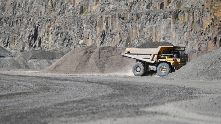 Sealing aggregates at Heidelberg Materials Australia quarry
