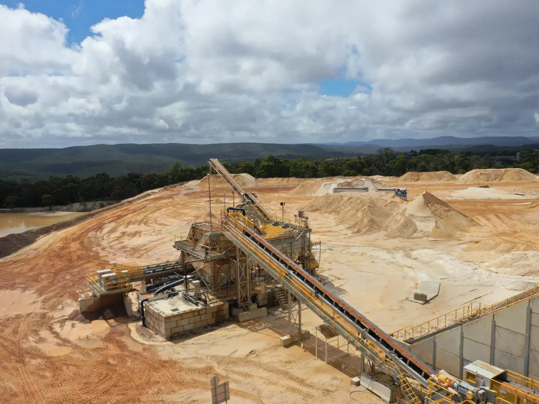 Clarence Quarry sand processing plant at Heidelberg Materials Australia.