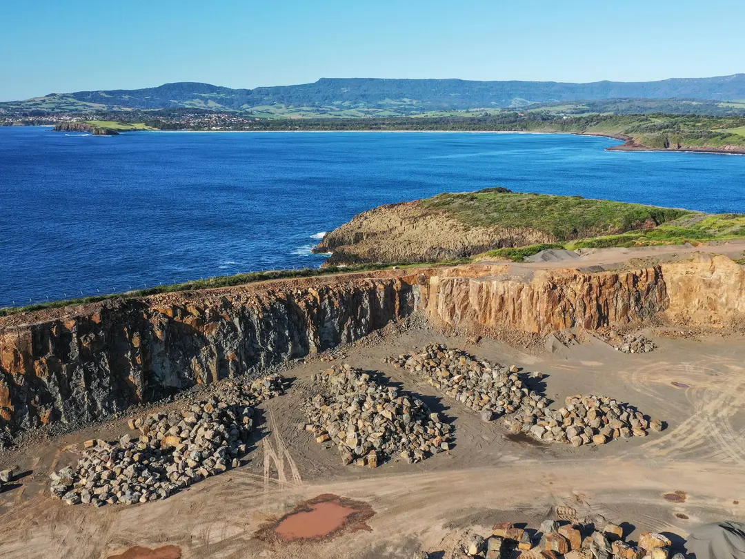 Speciality rocks and quarry materials at Heidelberg Materials Australia quarry