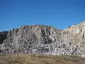 Stockpile of shot rock at Heidelberg Materials Australia quarry